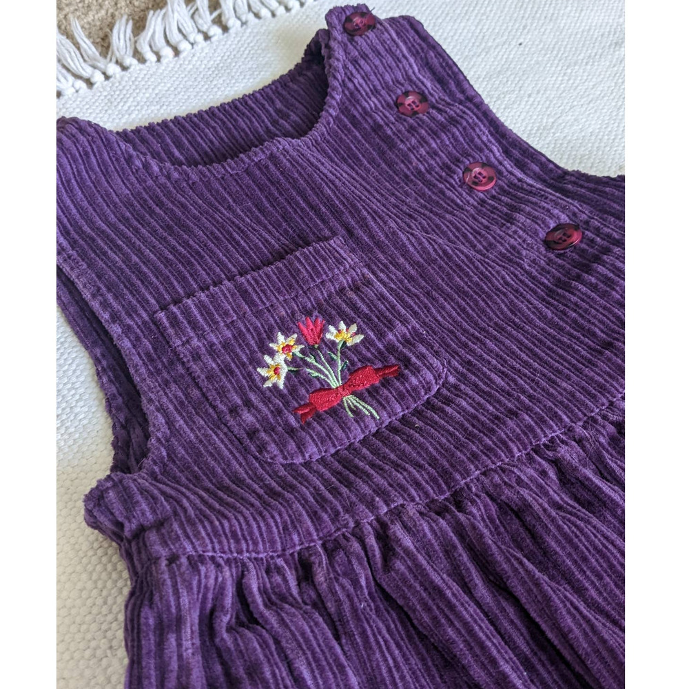 Vintage Embroidered Corduroy Jumper